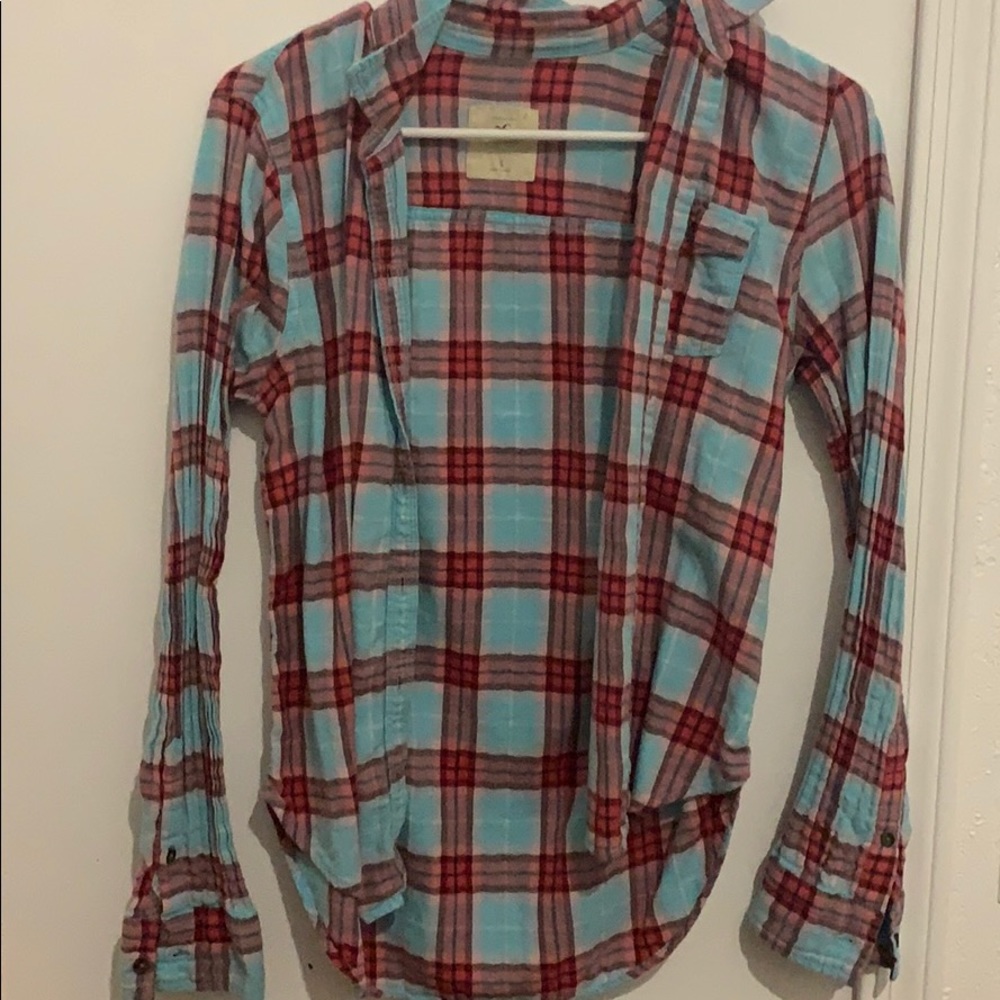 Long sleeve flannel!